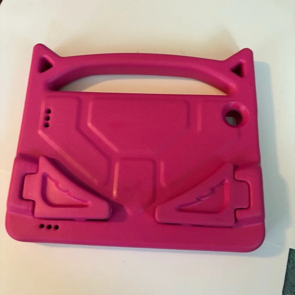 Pink Kids Tablet Handle Case - Protective EVA Sleeve